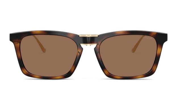 Coach HC8455 Folding Tortoise Prescription Sunglasses display picture 1