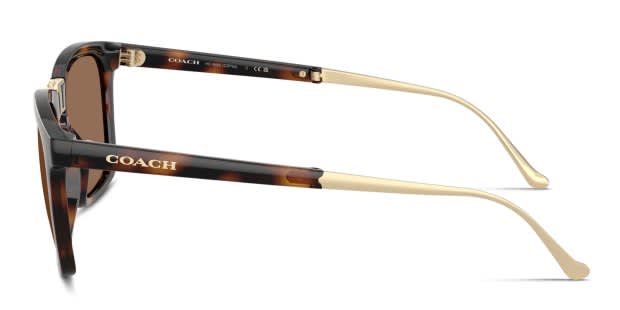 Coach HC8455 Folding Tortoise Prescription Sunglasses