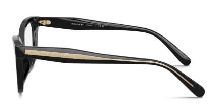 Coach HC6290U Black glasses - Black - Side View