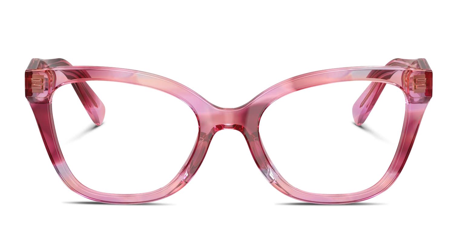 Swarovski SK5441 Purple/Clear Prescription Eyeglasses