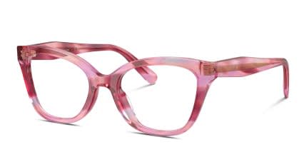 Coach HC6290U Purple, Tortoise glasses - Purple / Tortoise - Angle View