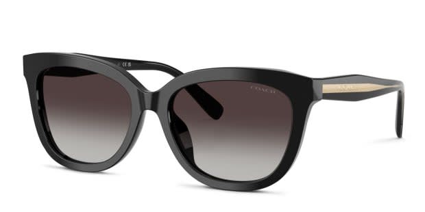Coach Sunglasses Women\'s Grey Gradient Lens Coach HC8232 Sunglasses | FramesDirect.com main image 4