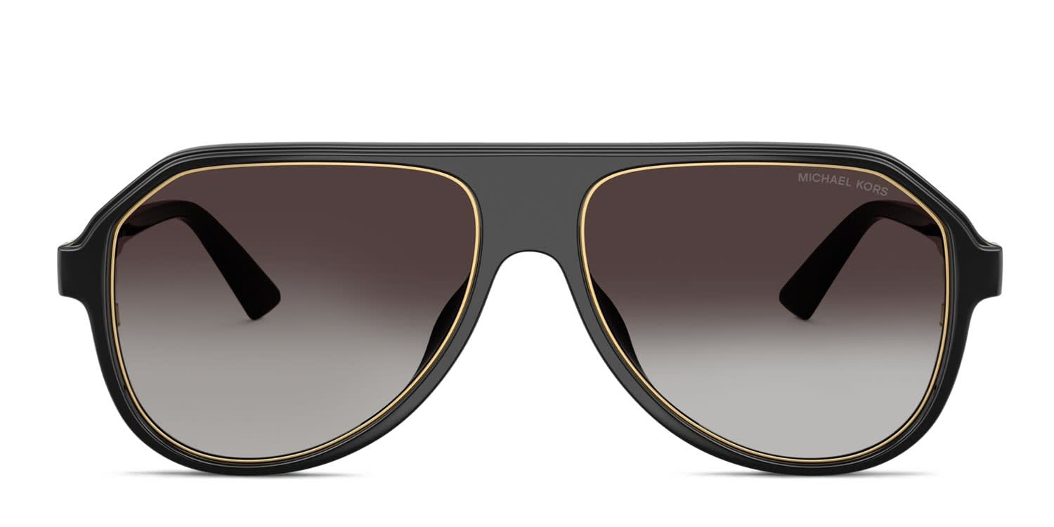 Michael Kors MK2281U Molokai Black, Gray glasses - Black / Gray - Frontal View