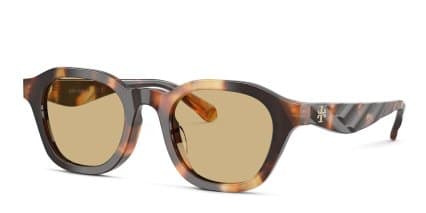 Tory Burch TY7235D Tortoise, Yellow glasses - Tortoise / Yellow - Angle View