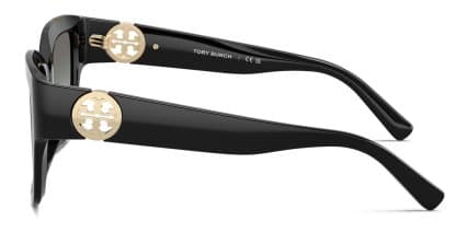 Tory Burch TY7228U Black, Gray glasses - Black / Gray - Side View