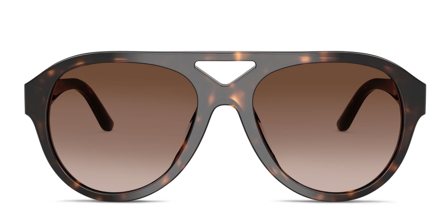 Tory Burch TY7233U Tortoise, Brown glasses - Tortoise / Brown - Frontal View