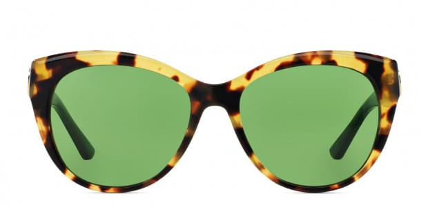 Tory burch green tortoise glasses best sale