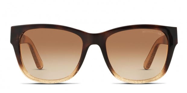 Michael Kors Tabitha IV Brown Clear Giltter Prescription Sunglasses