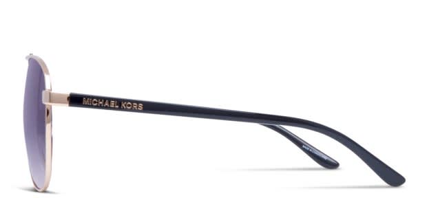 Michael Kors MK5007 Hvar Gold/Black Sunglasses display picture 3