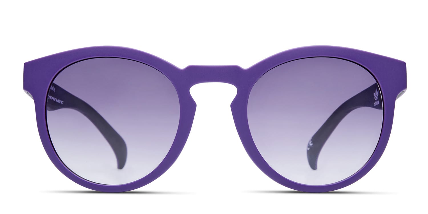 Adidas AOR009 Purple w/Black glasses - Black / Purple - Frontal View