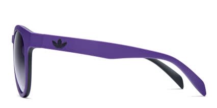 Adidas AOR009 Purple w/Black glasses - Black / Purple - Side View