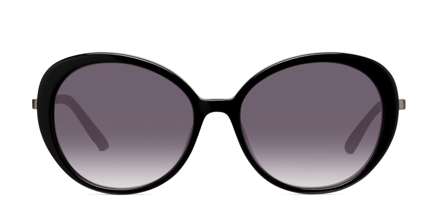 Amelia E. Helena Black glasses - Black - Frontal View