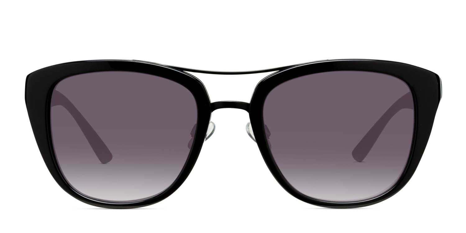 Amelia E. Bluebell Black glasses - Black - Frontal View