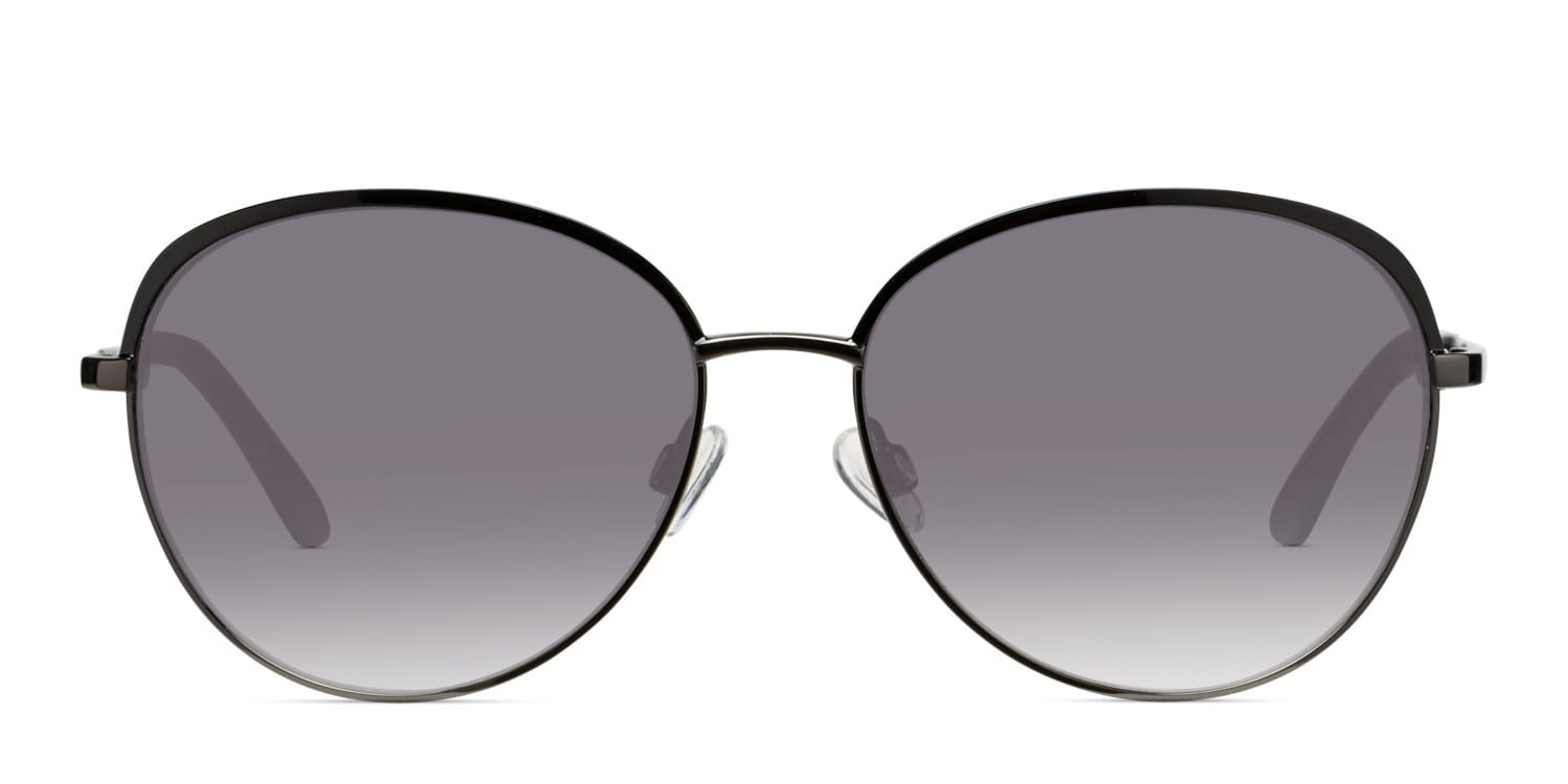 Amelia E. Cary Black w/Gunmetal glasses - Black / Gunmetal - Frontal View