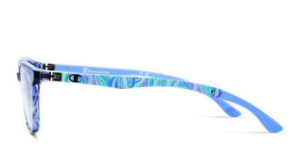Champion Spree Kids Blue, Tortoise glasses - Blue / Tortoise - Side View