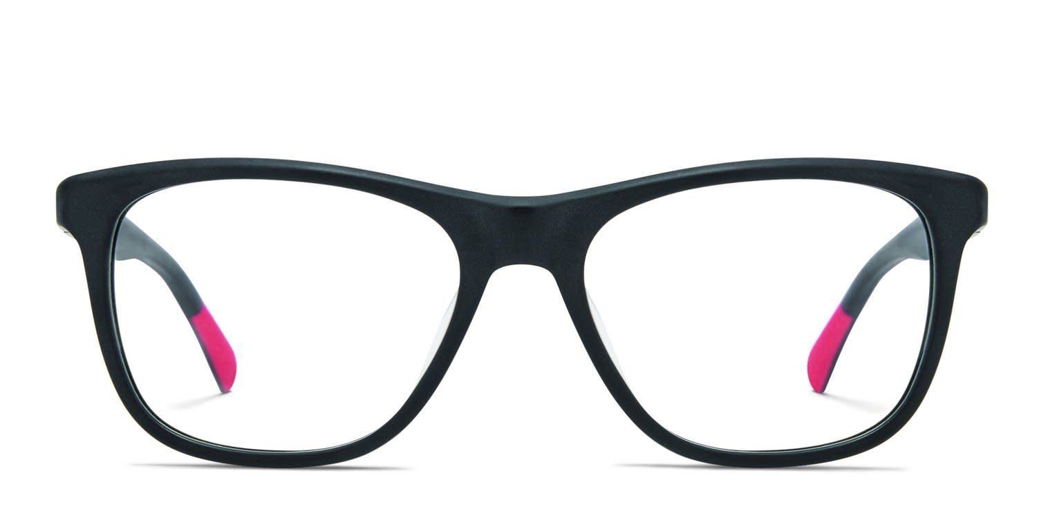 Champion Grin Kids Matte Black glasses - Matte Black - Frontal View