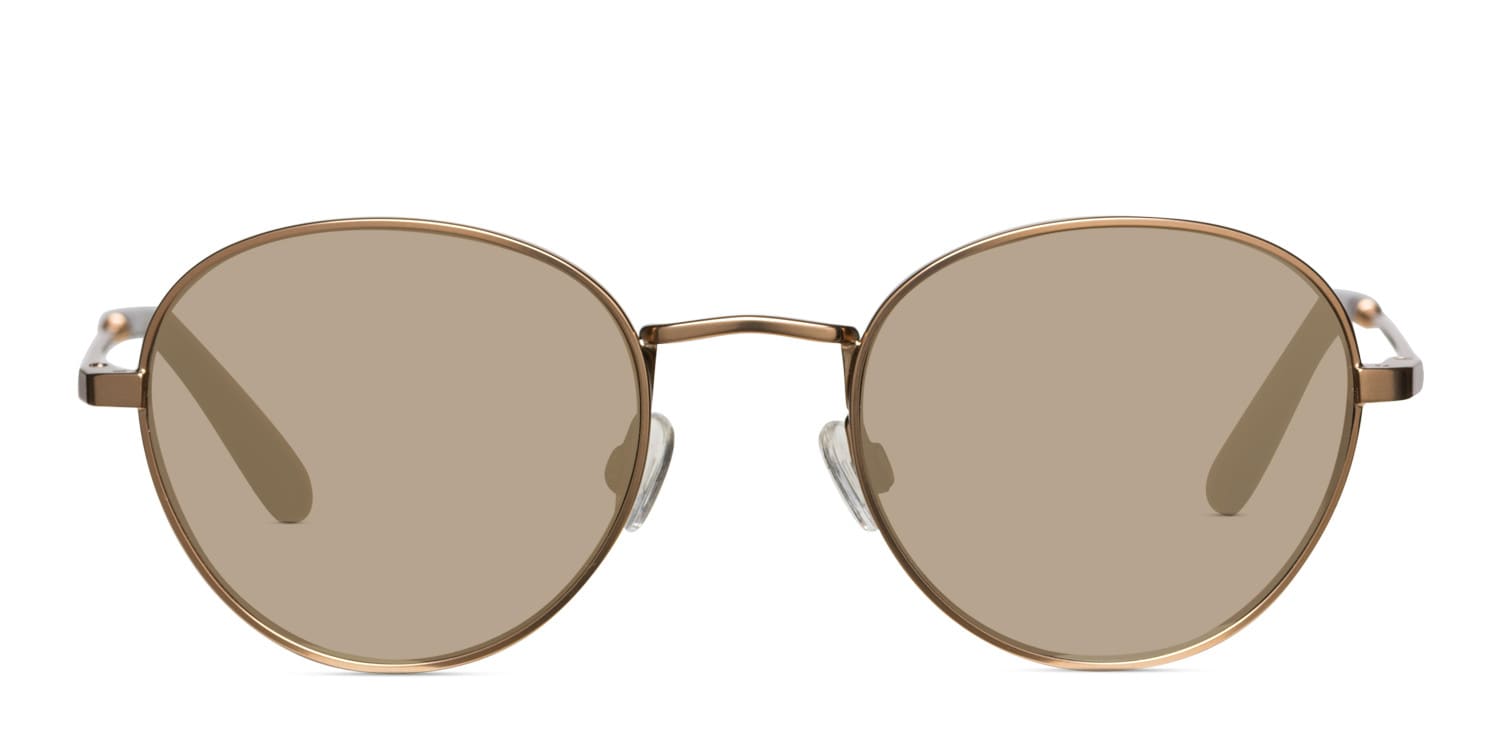 Amelia E. Alexandra Gold glasses - Gold - Frontal View
