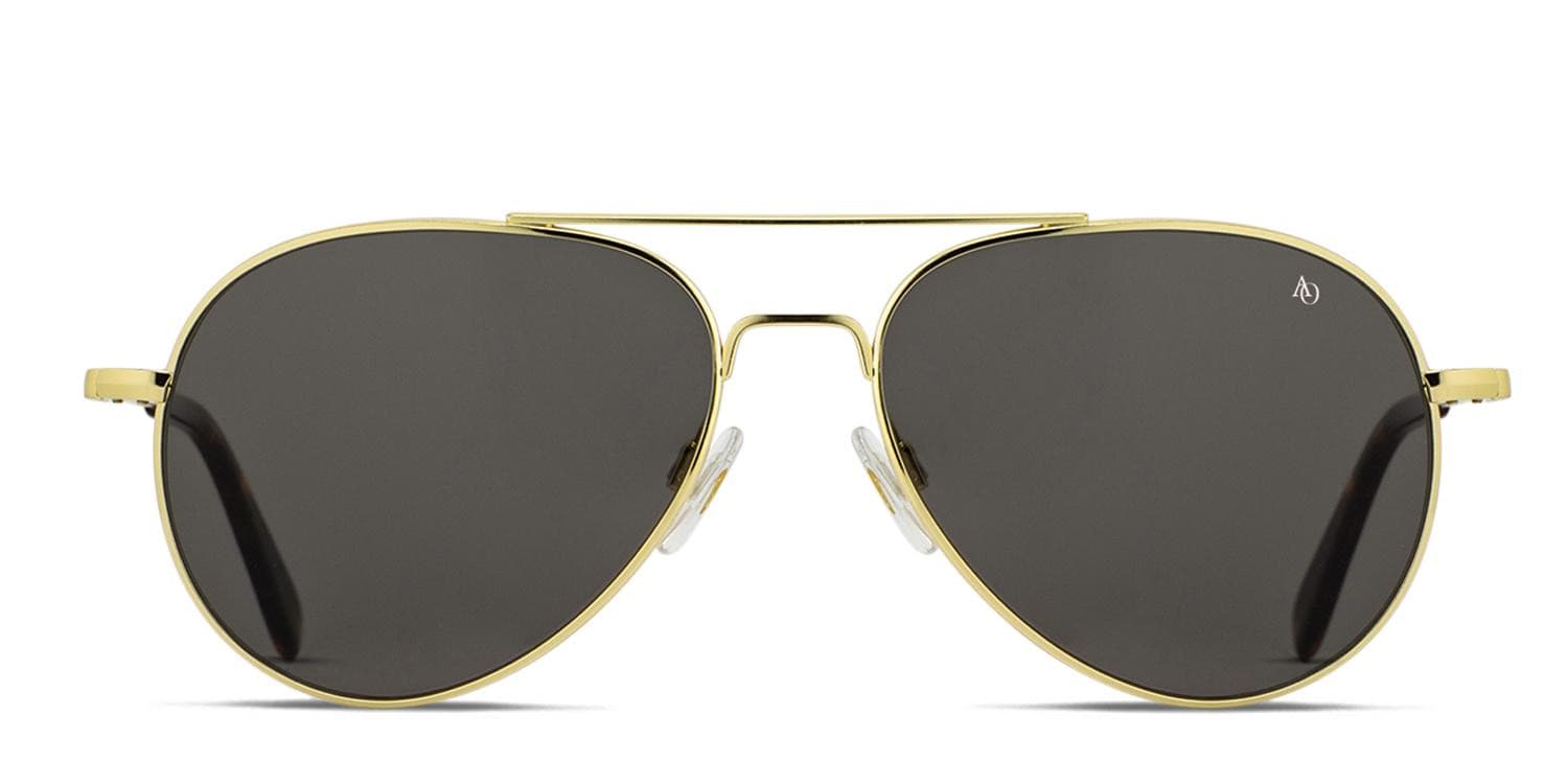 American Optical General Gold Prescription Sunglasses - 50% Off Lenses