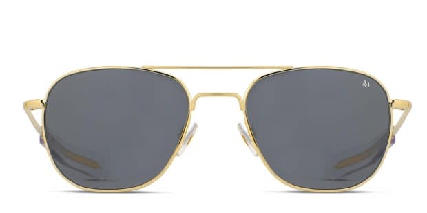 American Optical Original Pilot Gold Prescription Sunglasses - 50