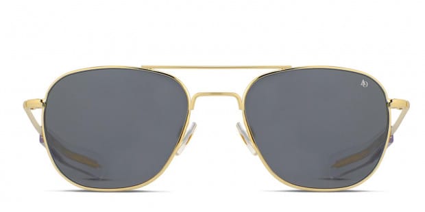 American Optical Original Pilot Gold Prescription Sunglasses - 50