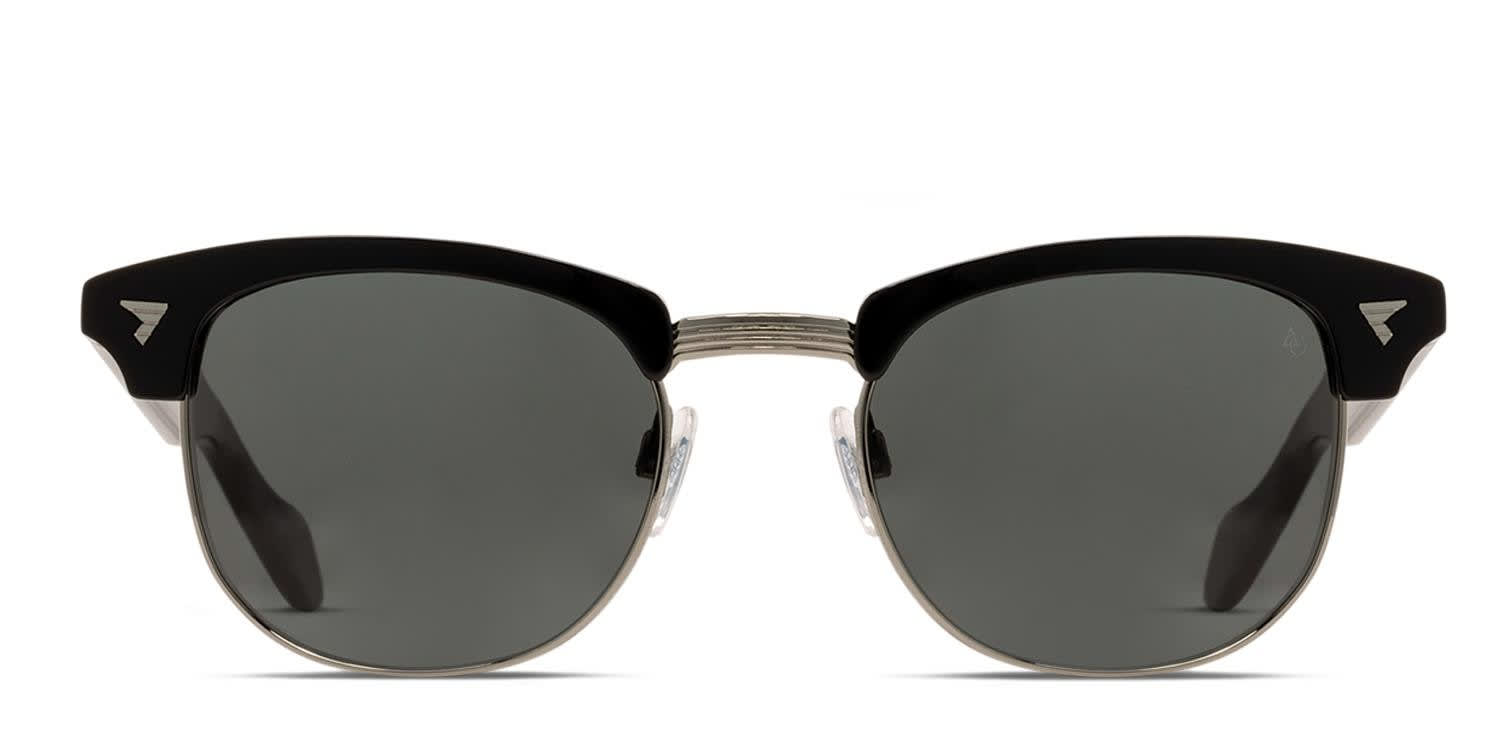 American Optical Sirmont Black, Gunmetal glasses - Black / Gunmetal - Frontal View