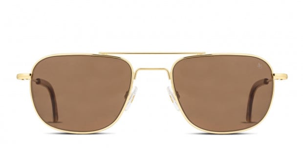 American Optical Checkmate Gold Prescription Sunglasses - 50% Off