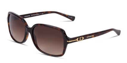 Coach HC8116 Blair glasses - Tortoise - Angle View