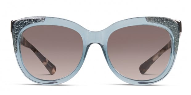 Coach hot sale teal sunglasses