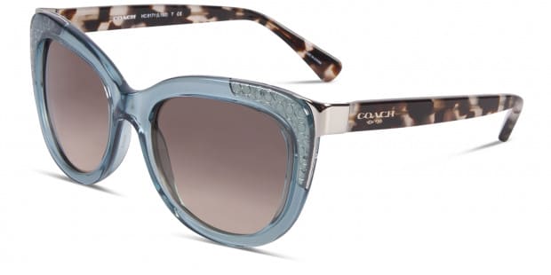 Coach HC8171 Teal w/Leopard