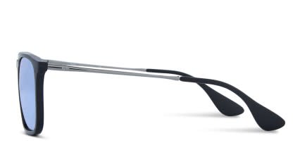 Ray-Ban 4187 Black w/Silver glasses - Black / Silver - Side View