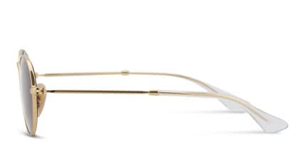 Ray-Ban RJ9537S Junior Round Kids Gold glasses - Gold - Side View