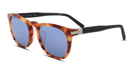 Calvin Klein CK4328SA Tortoise, Black, Blue glasses - Tortoise / Black / Blue - Angle View