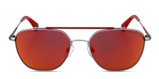 Calvin Klein CKJ165S frame with solid smoke red mirrored  display picture 3