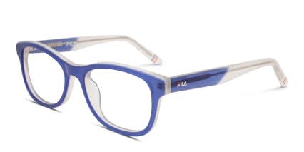 FILA VF9457 Kids Blue, Clear glasses - Blue / Clear - Angle View