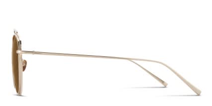 Muse M Grand Gold glasses - Gold - Side View