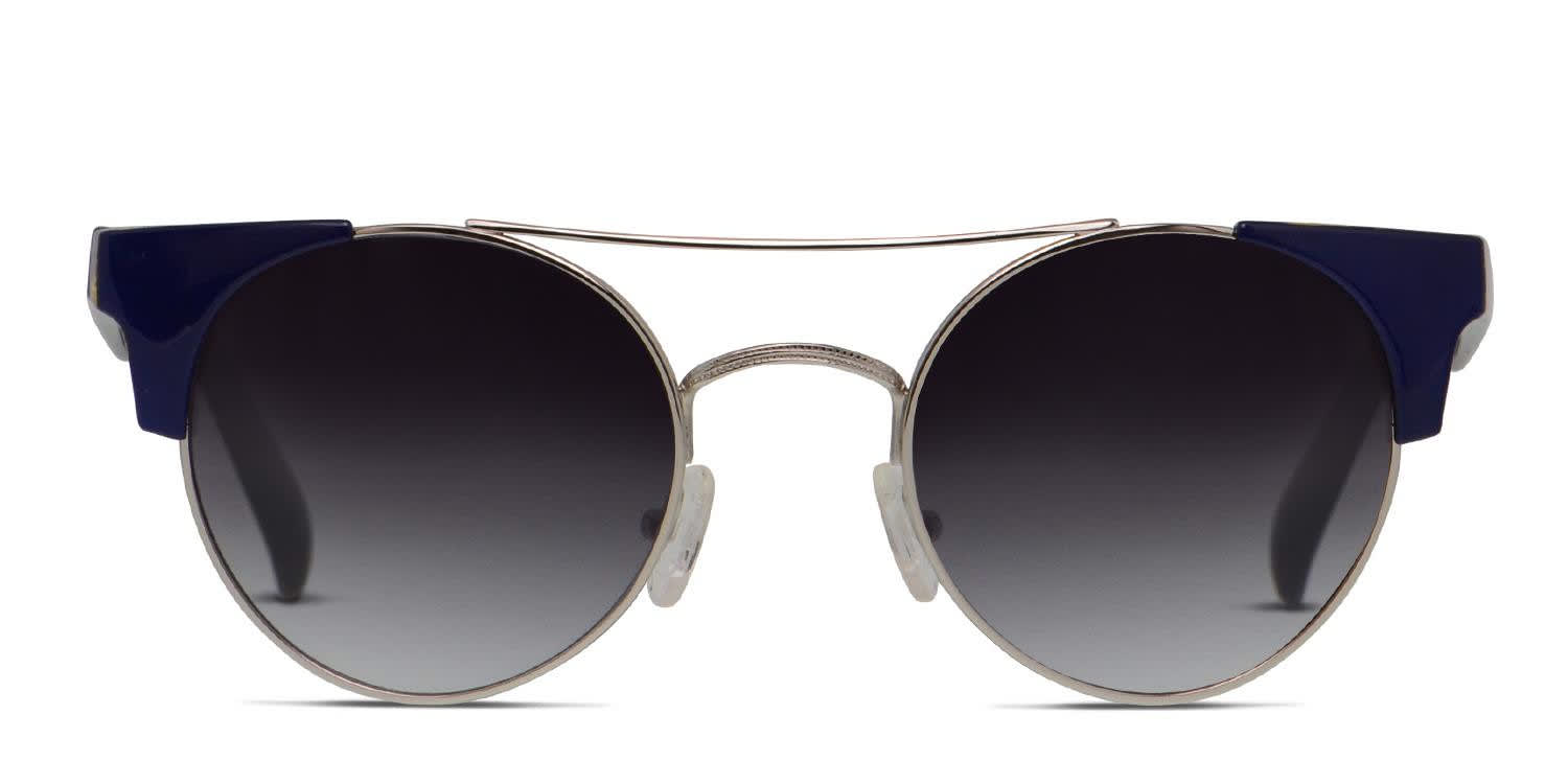 Trophy Blue w/Silver glasses - Blue / Silver - Frontal View