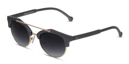 Tiberius Gray/Gold glasses - Gray / Gold - Angle View