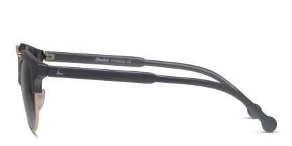 Tiberius Gray/Gold glasses - Gray / Gold - Side View