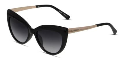 Carsen Black glasses - Black - Angle View