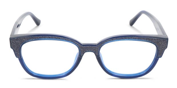 Jimmy Choo JC177 blue , glitter frame with lenses. Lenses provide