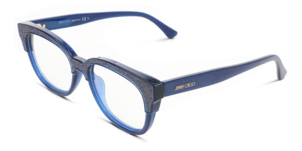 Jimmy Choo JC177 blue , glitter frame with lenses. Lenses provide