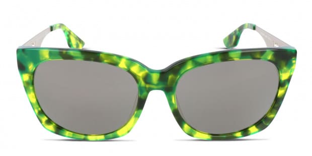 Alexander McQueen MCQ0038 F S tortoise gold frame with grey