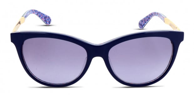 Kate Spade Jizelle S blue frame with gray gradient lenses. Lenses