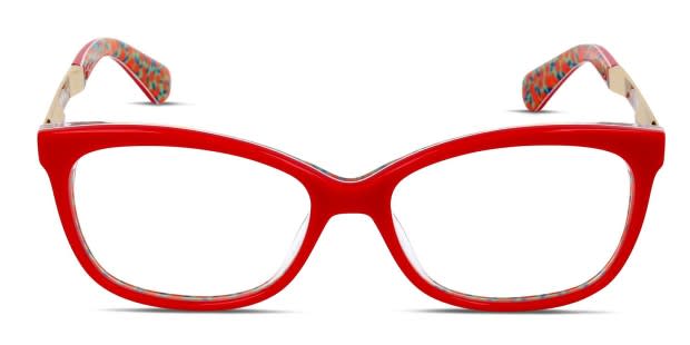 Kate Spade Jodiann Red Prescription Eyeglasses