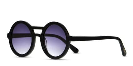 Empire Shiny Black glasses - Shiny Black - Angle View