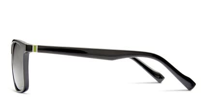 Lille Shiny Black glasses - Shiny Black - Side View