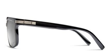 Cannes Shiny Black glasses - Shiny Black - Side View