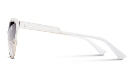 Lexi Gold w/White glasses - Gold / White - Side View