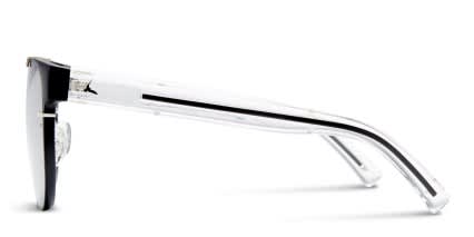 Aimar Black w/Clear (Non-Rx-able) glasses - Black / Clear - Side View