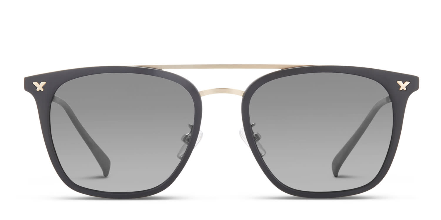 Ottoto David Black w/Gold glasses - Black / Gold - Frontal View